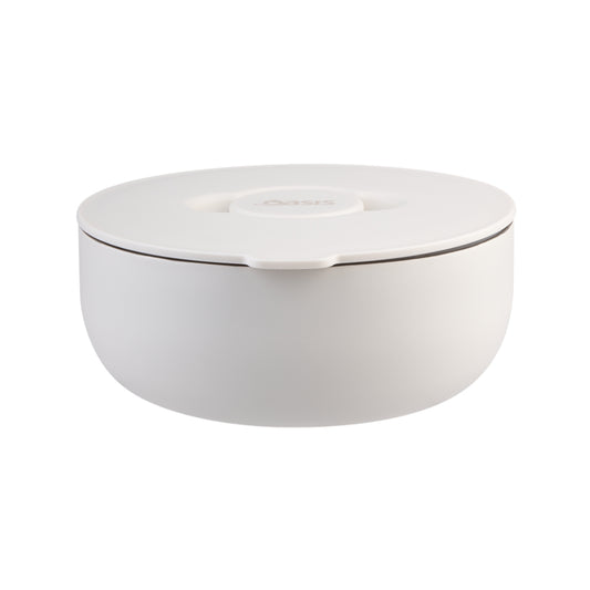 Oasis Stainless Steel Double Wall Insulated Fresh N Go Lunch Bowl 950ml - Alabaster