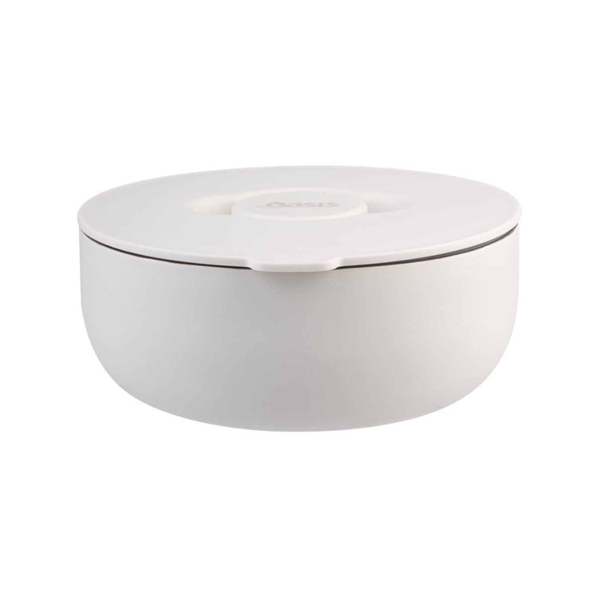 Oasis Stainless Steel Double Wall Insulated Fresh N Go Lunch Bowl 950ml - Alabaster