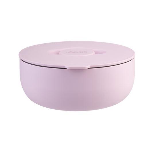 Stainless Steel Double Wall Insulated Fresh N Go Lunch Bowl 950ml - Pink Lemonade