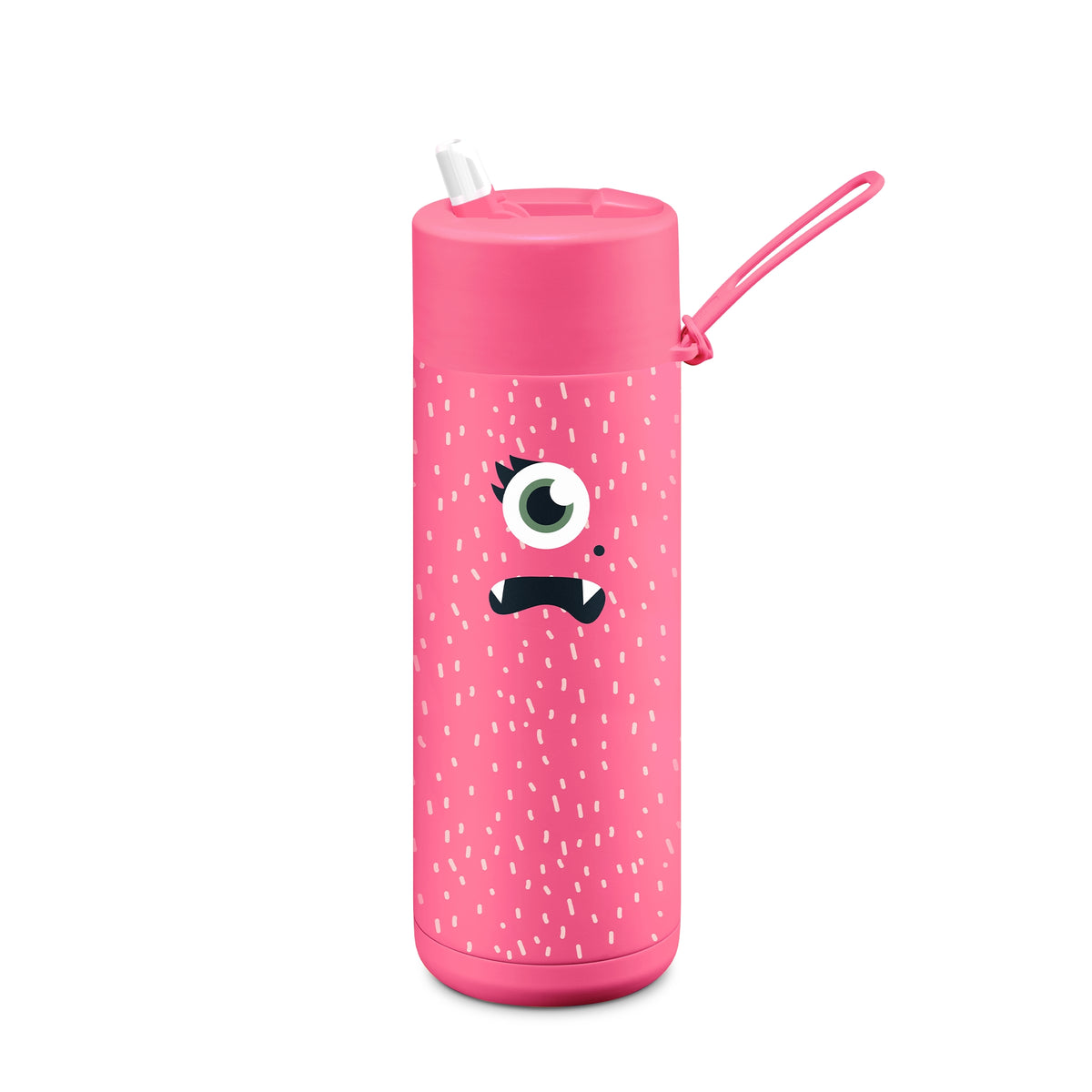 frank green Franksters 20oz Reusable Bottle - Flip Lid - Neon Pink - Piper