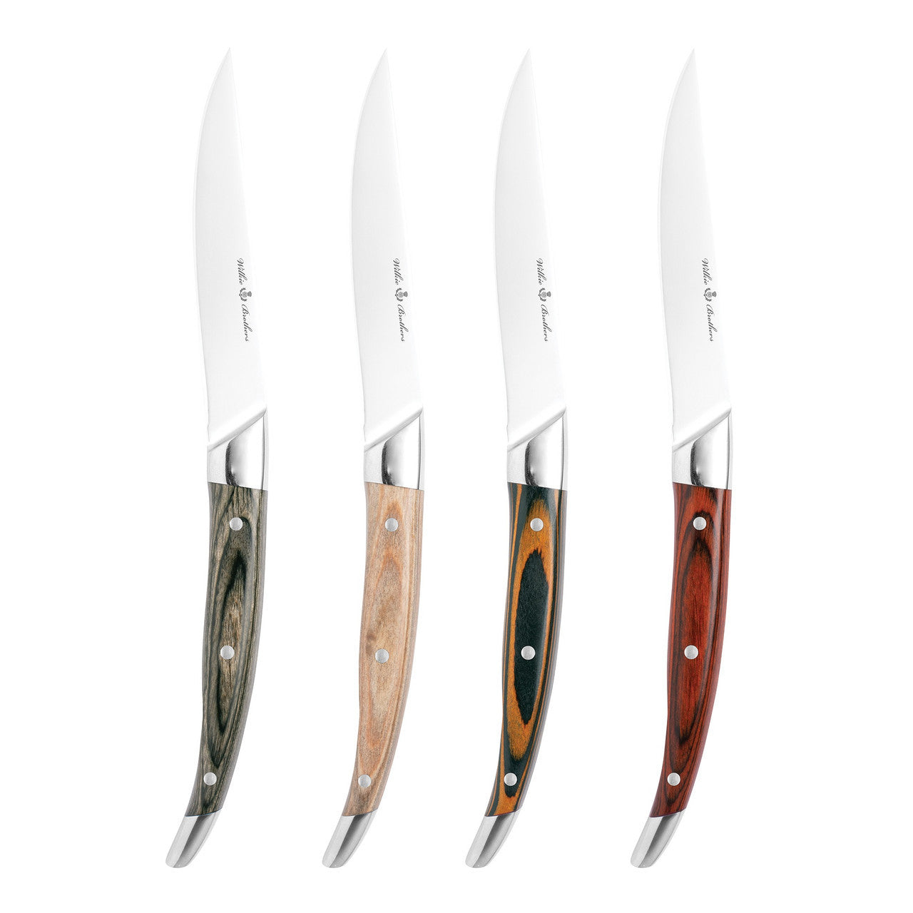 Wilkie Brothers 4 Piece Steak Knife Set Pakka