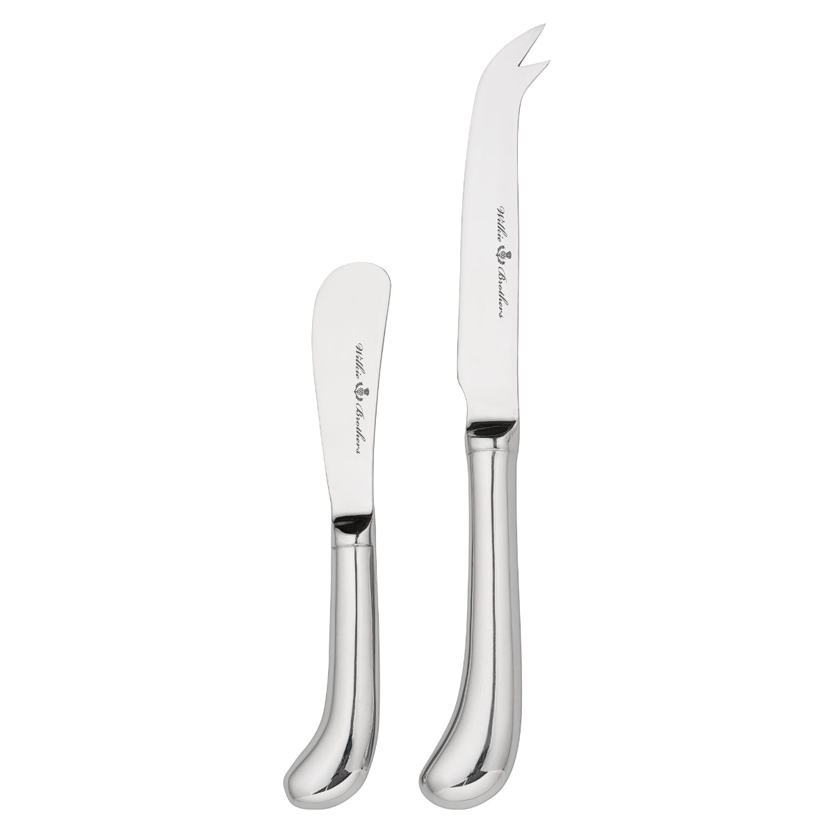Wilkie Brothers Stirling 2Pce Cheese Knife Set
