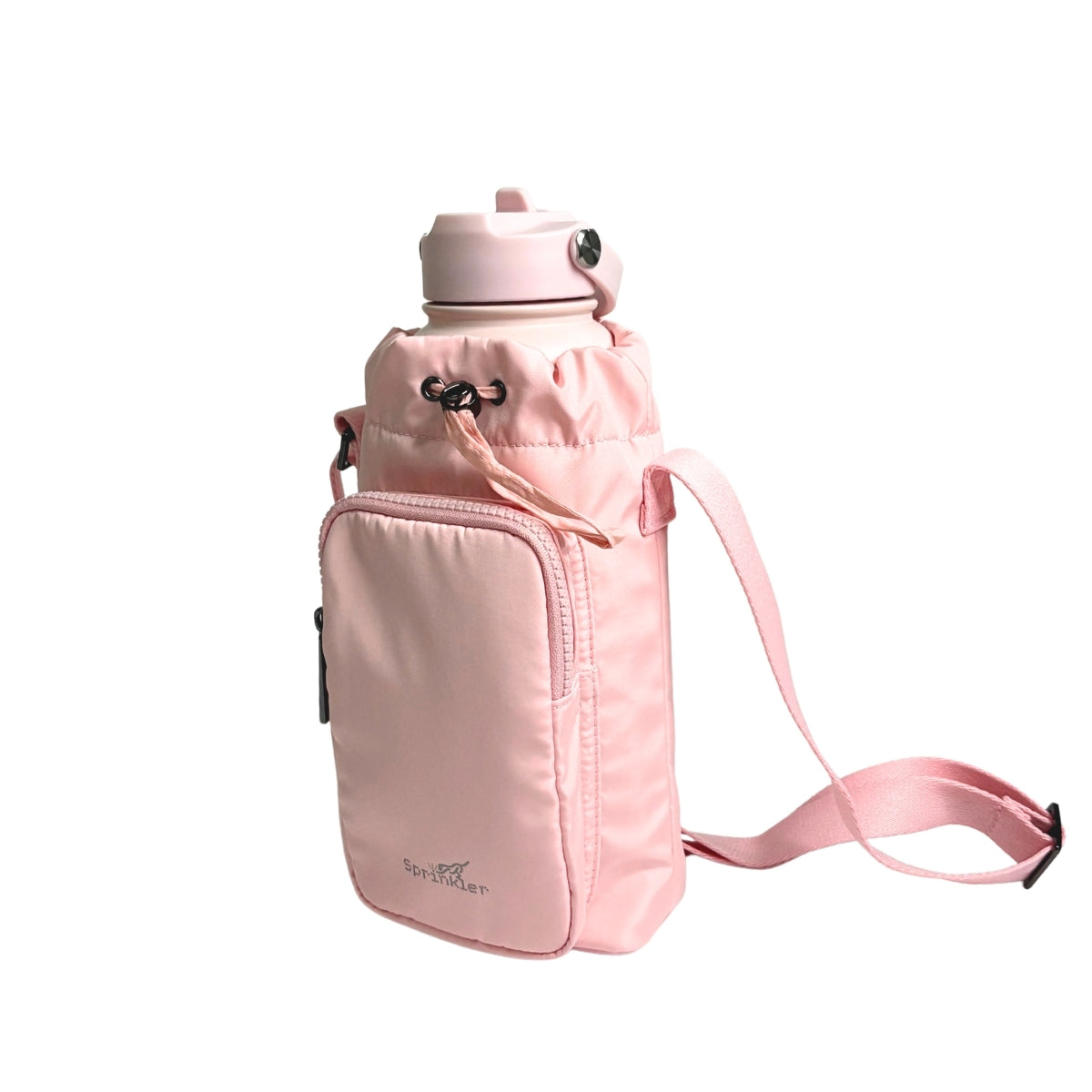 Crossbody Lite Insulated Bottle Bage - Pink