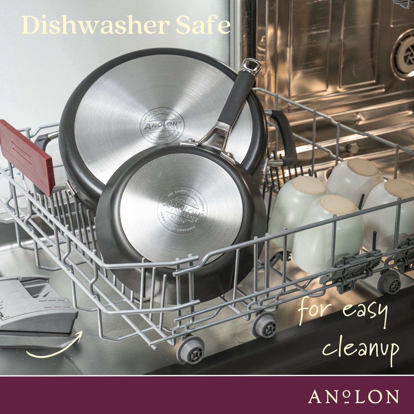 Anolon Endurance + Featuring Dishwasher safe