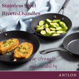 Anolon Endurance+ Featuring Stainless Steel Riveted Handles