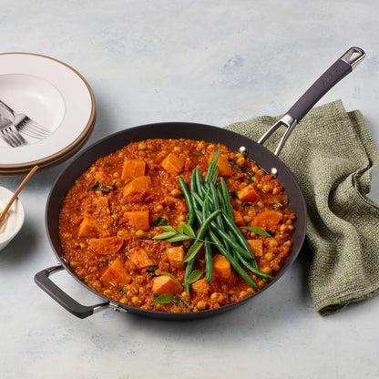 Anolon Endurance+ 34cm Open French Skillet Pumpkin and Beans 