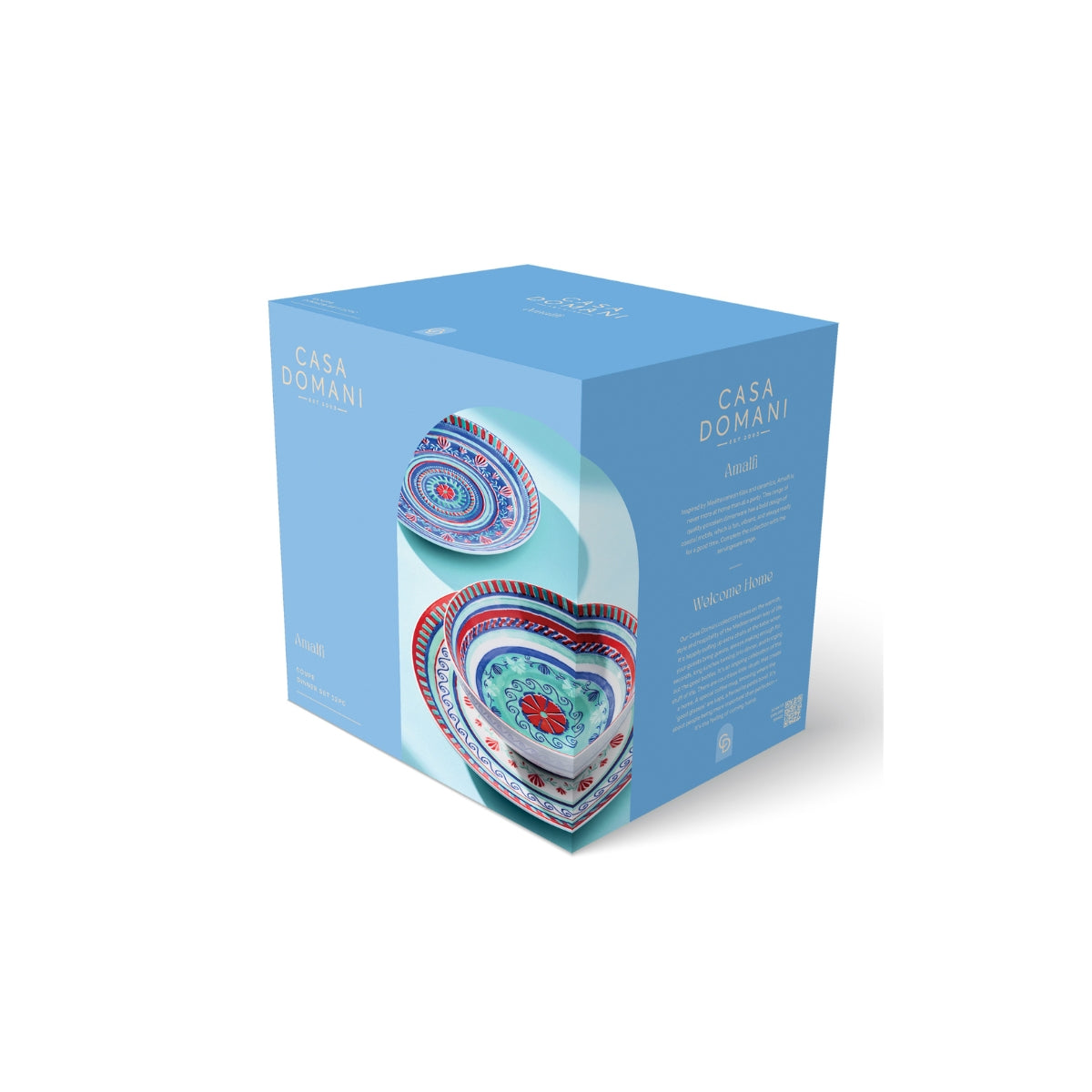 Amalfi Coupe Dinner Set 12pc Gift Boxed