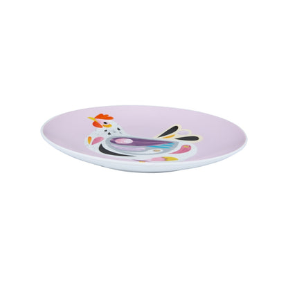 Pete Cromer Barn Friends Plate 20cm Chook Purple