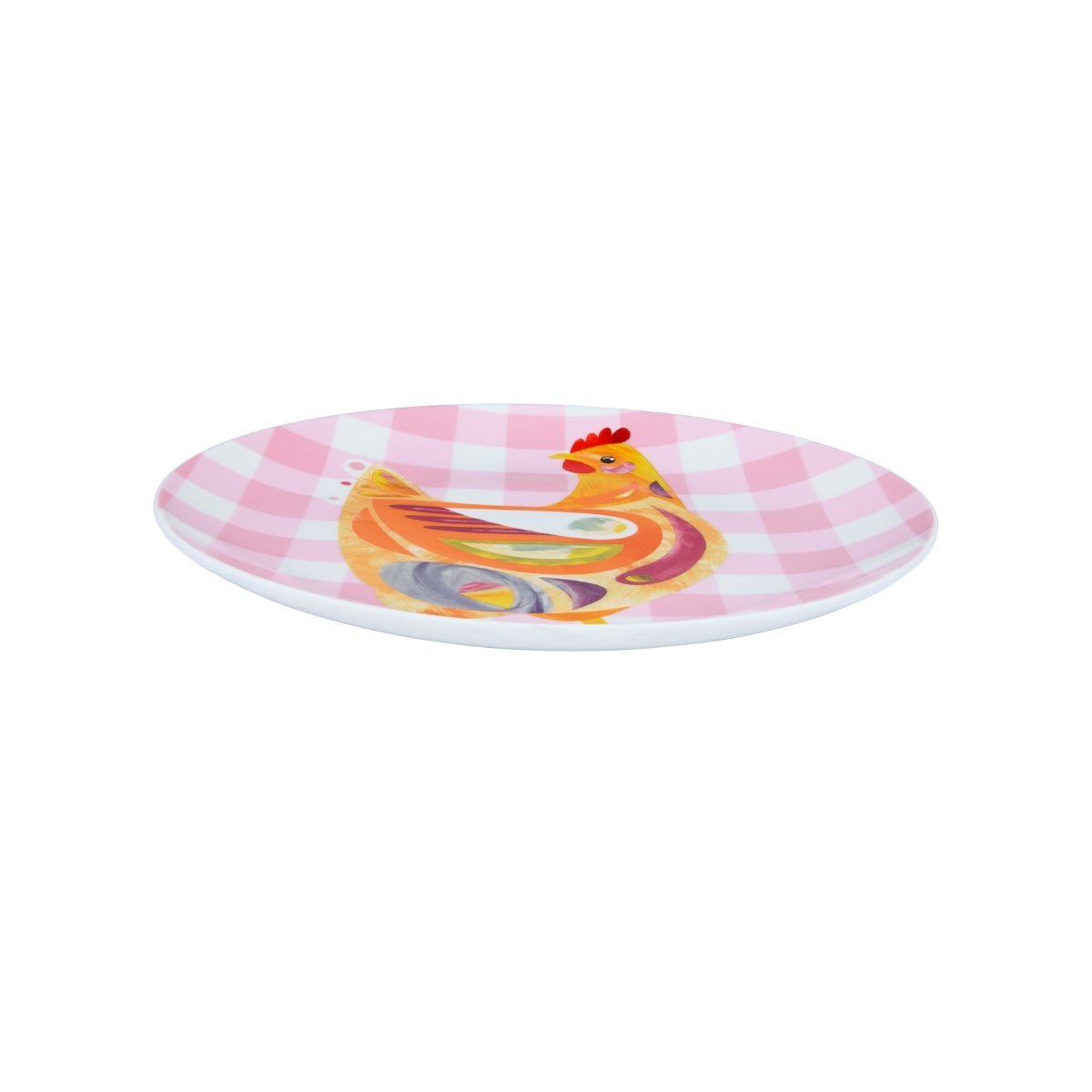 Pete Cromer Barn Friends Plate 20cm Chook Pink