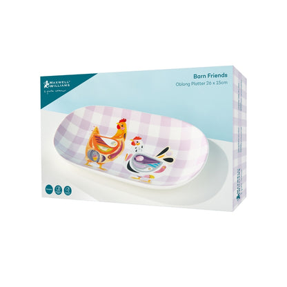 Pete Cromer Barn Friends Oblong Platter 26x15cm Chook Gift Boxed