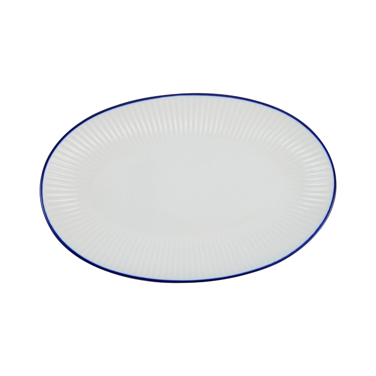 Casa Domani Cafe Blue Appetizer Plate 24x15cm