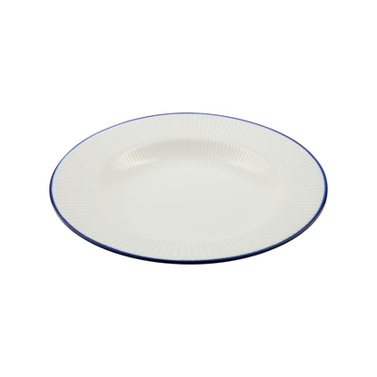 Casa Domani Cafe Blue Rim Soup Bowl 23x3.5cm