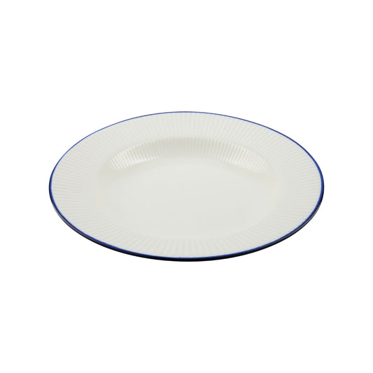 Casa Domani Cafe Blue Rim Soup Bowl 23x3.5cm