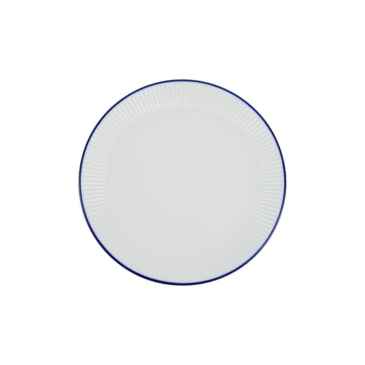 Casa Domani Cafe Blue Coupe Entree Plate 23cm