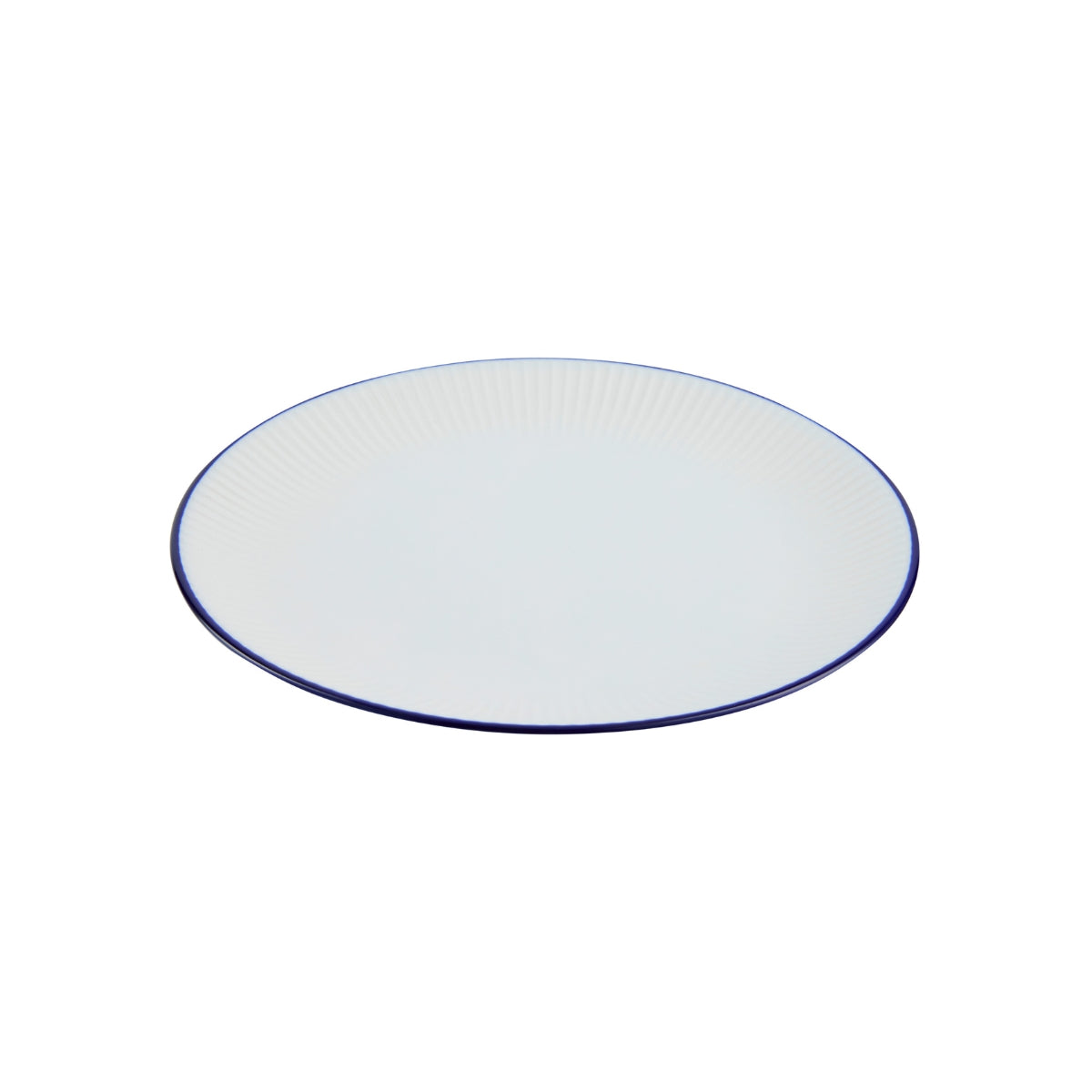 Casa Domani Cafe Blue Coupe Entree Plate 23cm