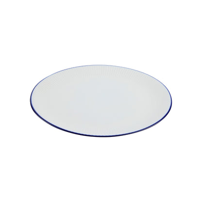 Casa Domani Cafe Blue Coupe Dinner Plate 27.5cm