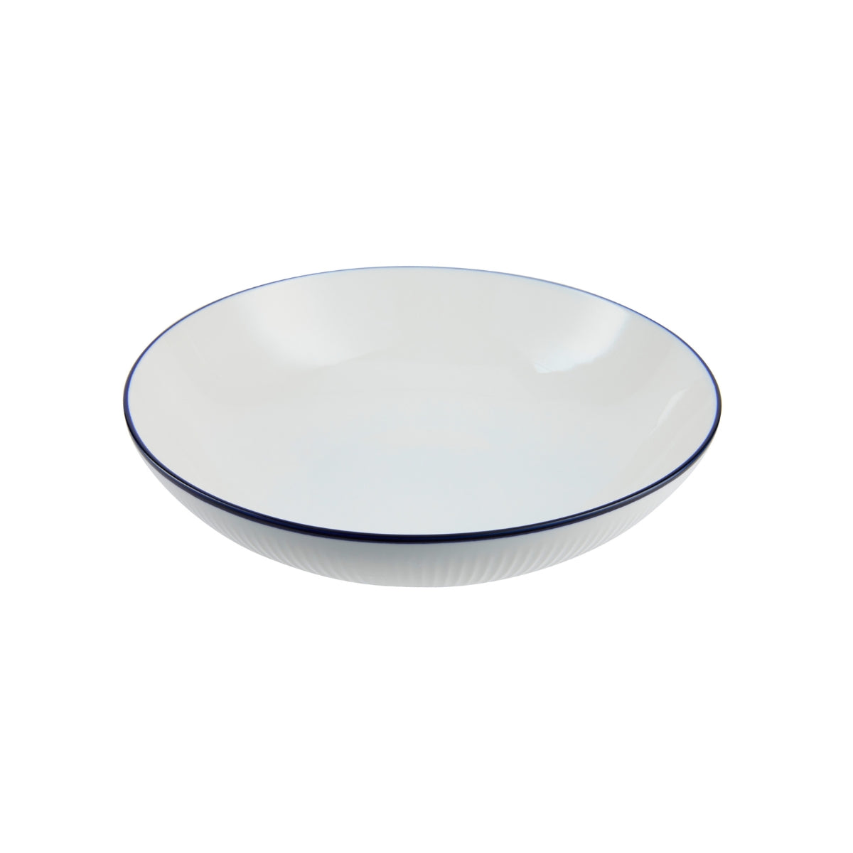 Casa Domani Cafe Blue Coupe Serving Bowl 28x7.5cm Gift Boxed