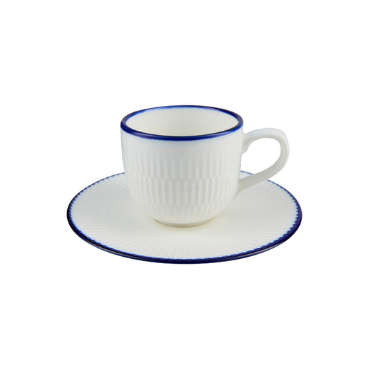 Casa Domani Cafe Blue Cup & Saucer 225ML