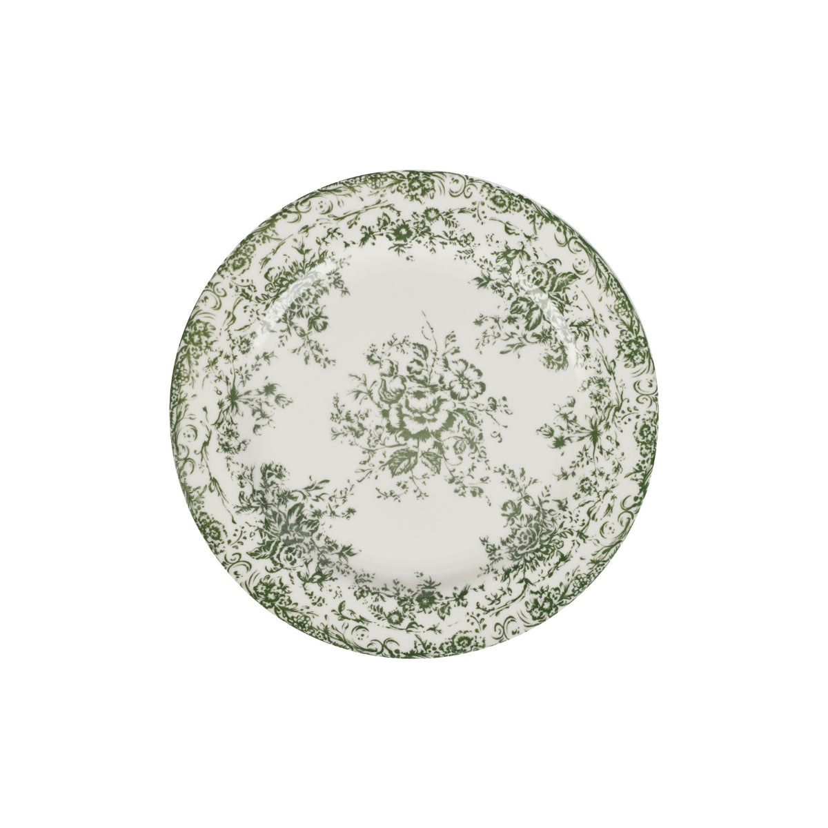 Casa Domani Rosetta Rim Dinner Plate 26.5cm Antique Green