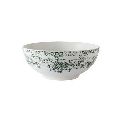 Casa Domani Rosetta Coupe Bowl 19x8cm Antique Green