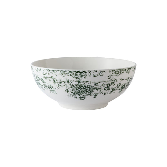 Casa Domani Rosetta Coupe Bowl 19x8cm Antique Green