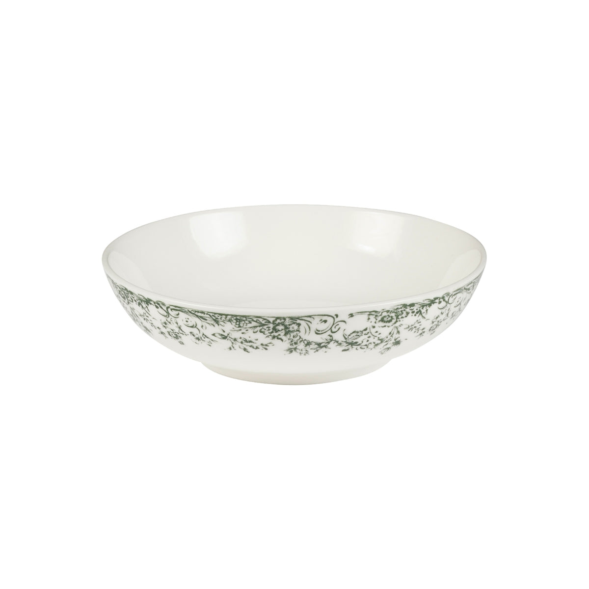 Casa Domani Rosetta Coupe Bowl 20x5.5cm Antique Green