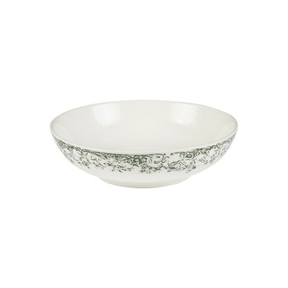 Casa Domani Rosetta Coupe Bowl 20x5.5cm Antique Green