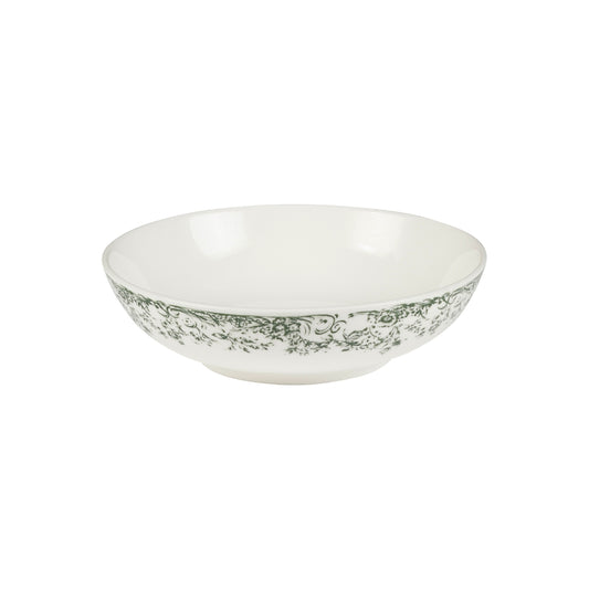 Casa Domani Rosetta Coupe Bowl 20x5.5cm Antique Green