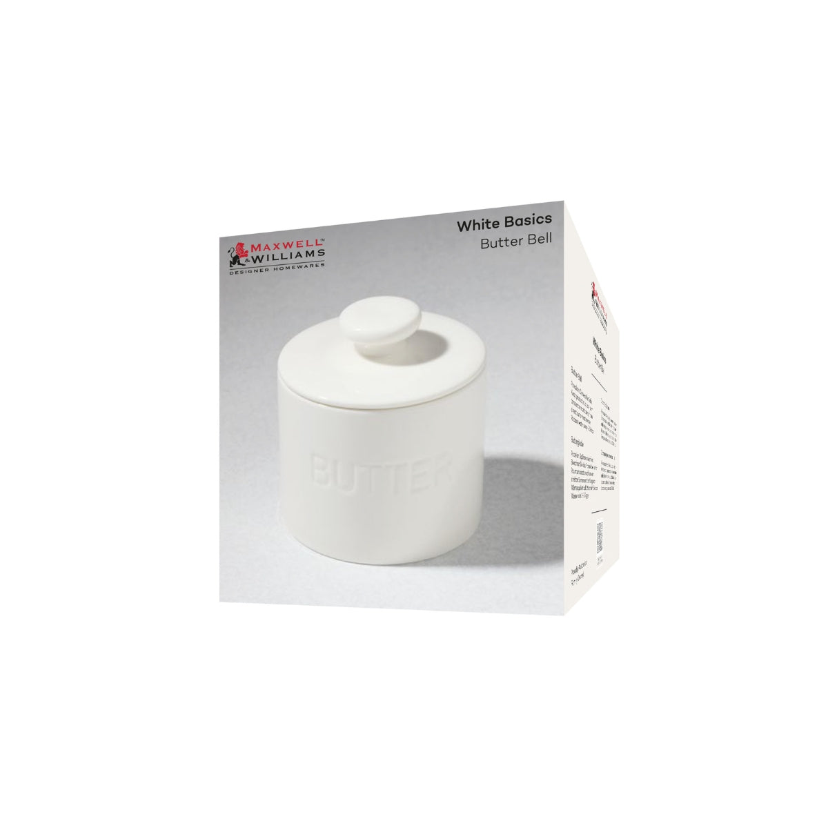 Maxwell & Williams White Basics Butter Bell Gift Boxed