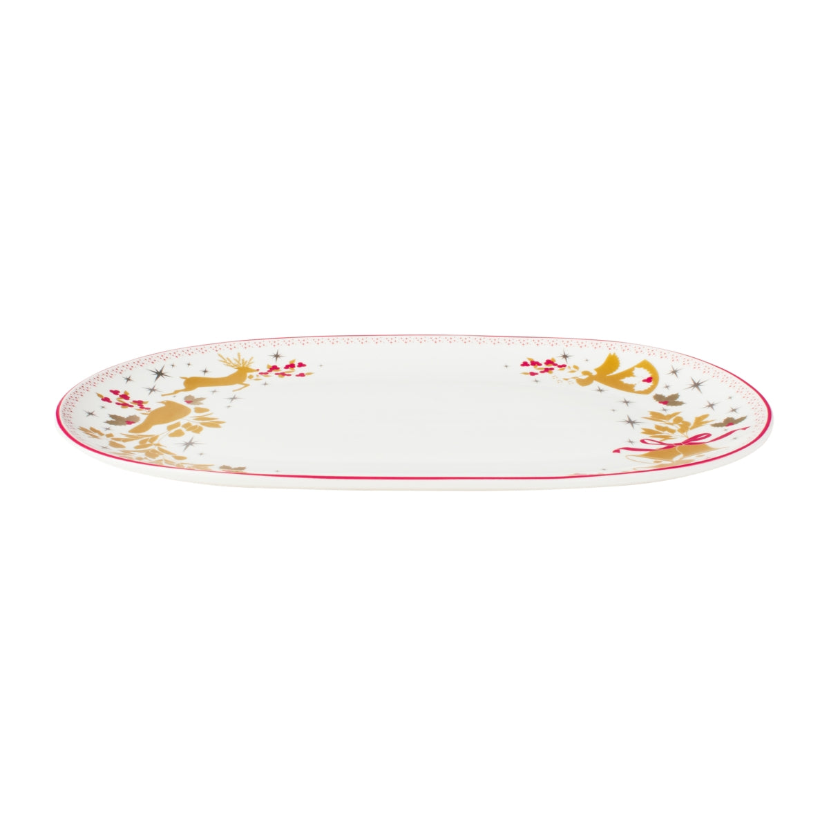 Maxwell & Williams White Christmas 2026 Oblong Platter 36.5x23cm Gift Boxed