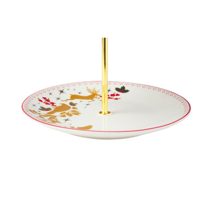 Maxwell & Williams White Christmas 2026 2 Tiered Cake Stand 15/19x22cm Gift Boxed