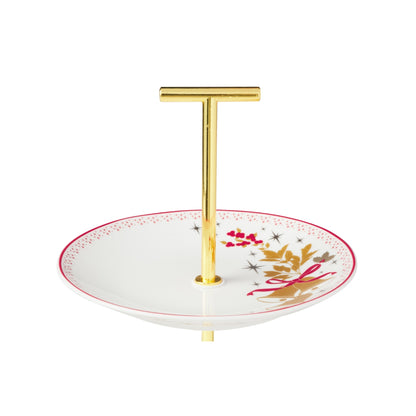 Maxwell & Williams White Christmas 2026 2 Tiered Cake Stand 15/19x22cm Gift Boxed