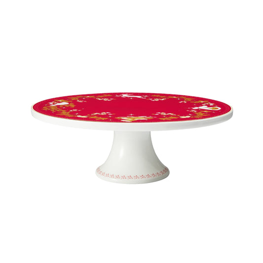 Maxwell & Williams White Christmas 2026 Footed Cake Stand 28cm Gift Boxed