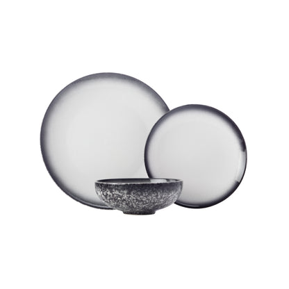 Caviar Granite Dinner Set 12pc Gift Boxed
