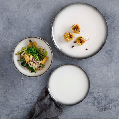 Caviar Granite Dinner Set 12pc Gift Boxed