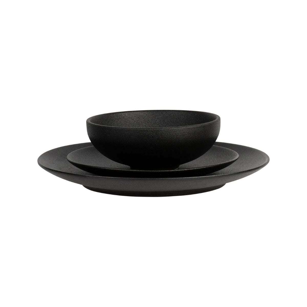 Caviar Dinner Set 12pc Black Gift Boxed