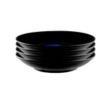 Caviar Midnight Footed Bowl 25x4.5cm