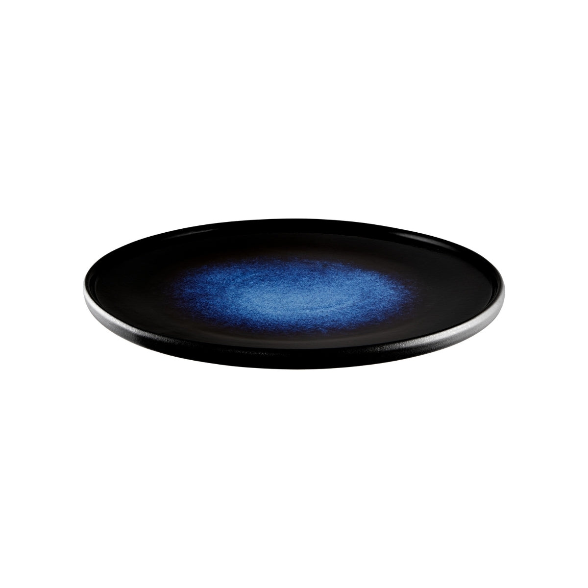 Caviar Midnight High Rim Plate 28cm | Maxwell and Williams | Matchbox