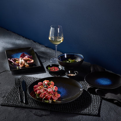 MW Caviar Midnight Coupe Dinner Set 12pc Gift Boxed