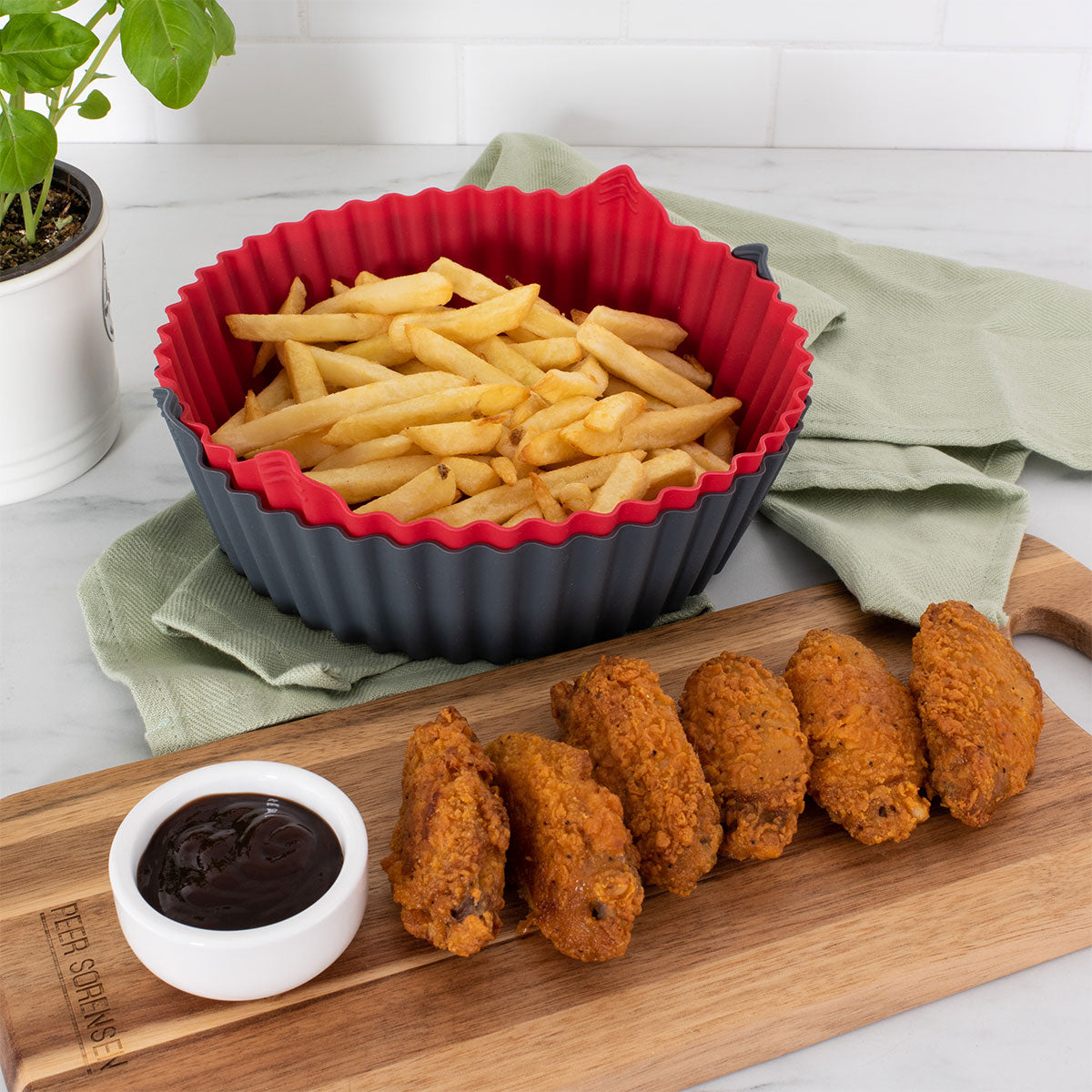 Avanti Silicone Air Fryer Inserts Set of 2