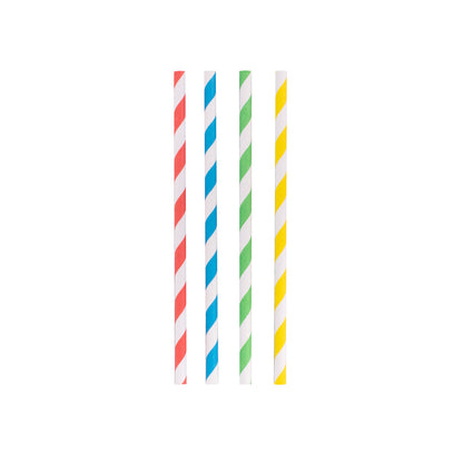 Avanti Papers Straws 14cm Rainbow Set 50