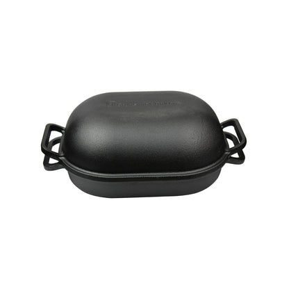 Brunswick Bakers Pre-Seasoned Cast Iron Bread Baking Pan - 39x26cm