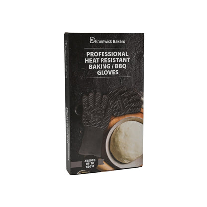 Brunswick Bakers Professional Heat Resistant Baking/BBQ Gloves - Medium