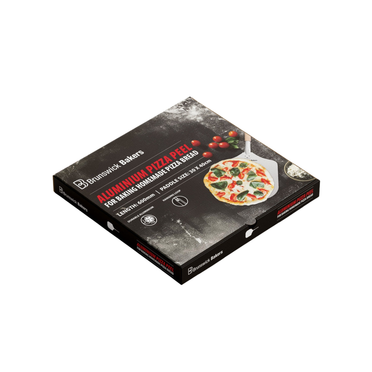 Brunswick Bakers Aluminium Pizza Paddle with Beechwood Handle