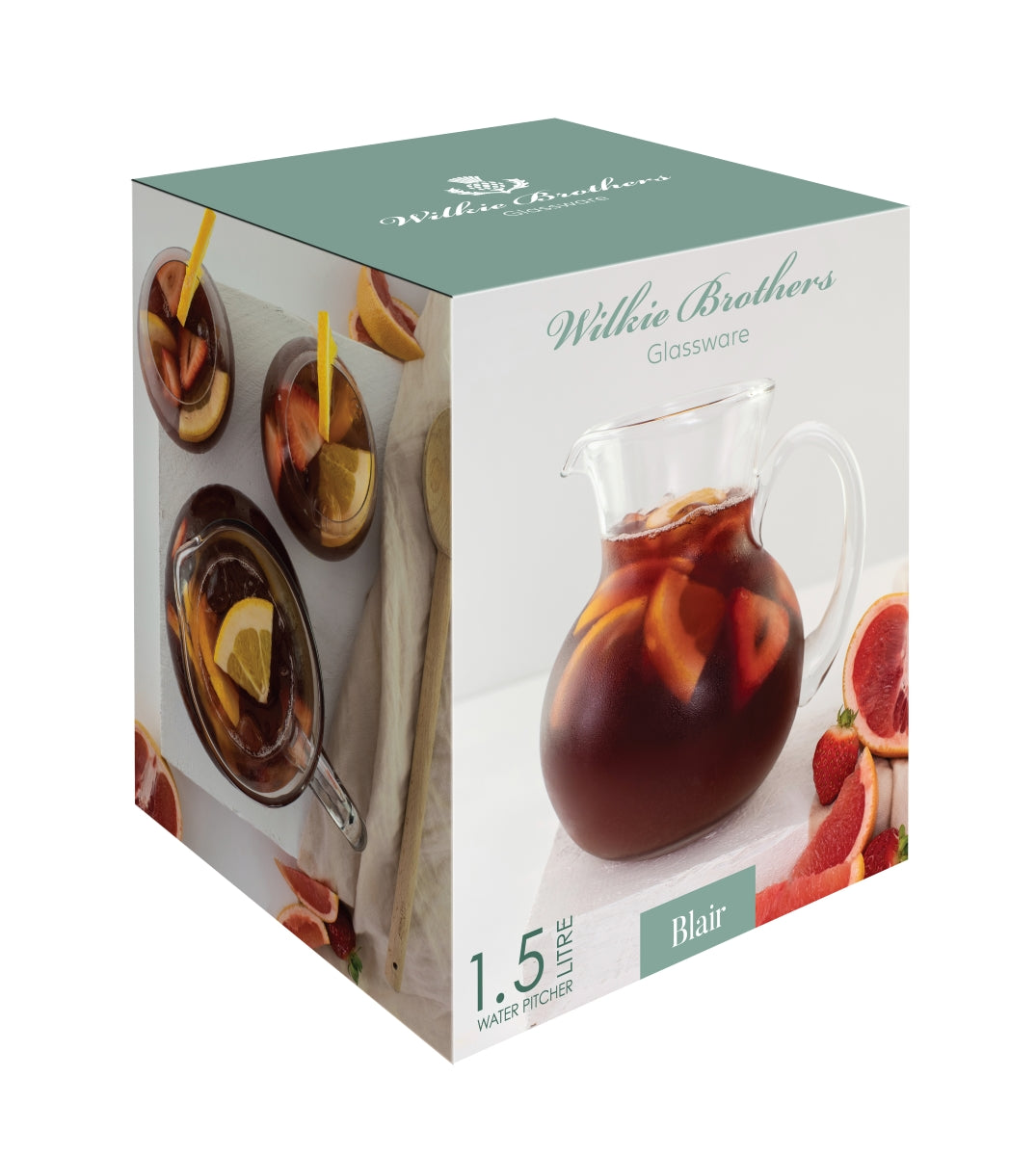 Blair 1.5L Glass Water Jug