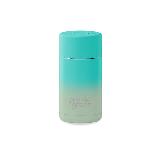 frank green 12oz Ceramic Reusable Cup With Push Button Lid Bondi Bliss