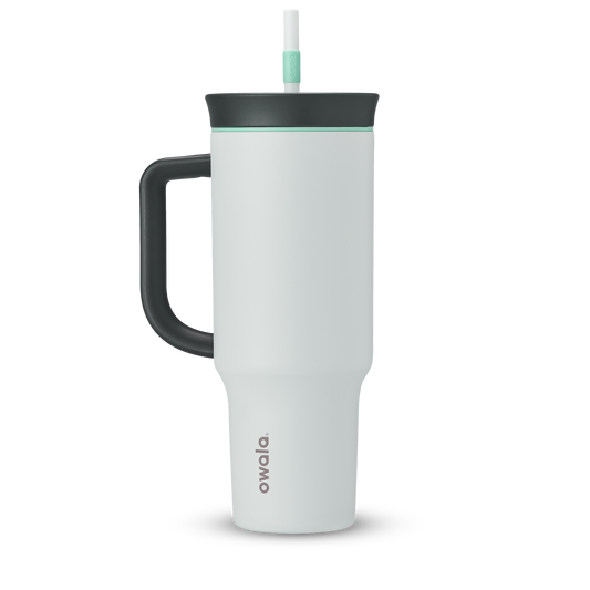 Owala Tumbler Stainless Steel 40oz Cloudscape (Grey White)