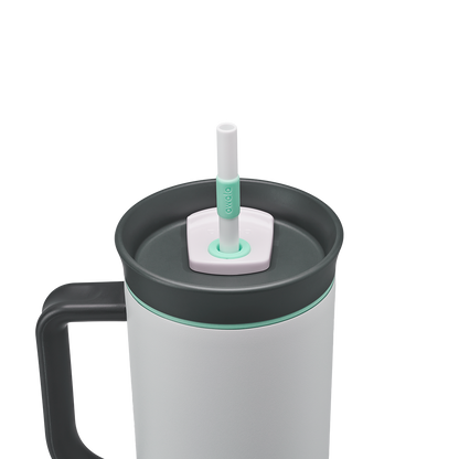 Owala Tumbler Stainless Steel 40oz Cloudscape (Grey White)