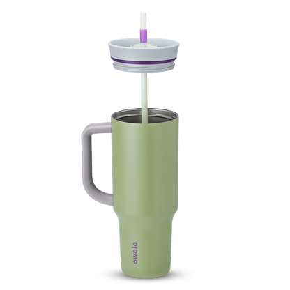 Owala Tumbler Stainless Steel 40oz Hip Cactus (Grey Green)