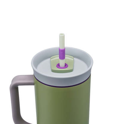 Owala Tumbler Stainless Steel 40oz Hip Cactus (Grey Green)